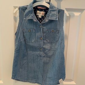 Feed + Target denim shirt